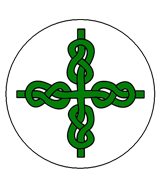 (Fieldless) Four Cavendish knots conjoined in cross vert.